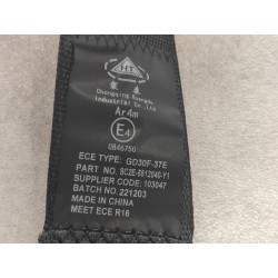 Ceinture de sécurité à trois points arrière centrale - BYD - 13399161-00