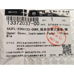 Cache supérieur, panneau d'instruments - Piano Noir - BYD - 13372037-00