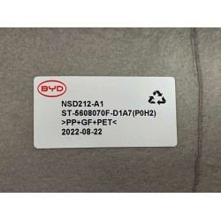 Couvercle de protection gauche du coffre - Noir foncé 5 - BYD - 13225884-00