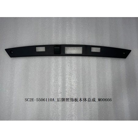 Corps du panneau de garniture de la plaque d'immatriculation arrière - BYD - 13220230-00