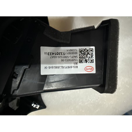 Panneau d'aération arrière de console centrale-Noir foncé 5 - BYD - 13201433-00