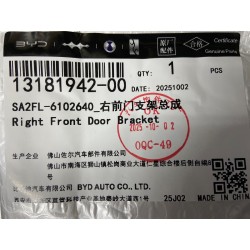 Support de porte avant droit - BYD - 13181942-00