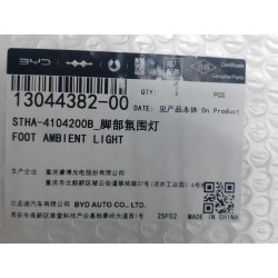 Lumière ambiante de l'espace pieds - BYD - 13044382-00