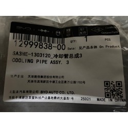 3 de tuyau de liquide de refroidissement - BYD - 12999838-00