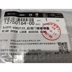 Trappe d'accès à la serrure de porte arrière - BYD - 12750164-00