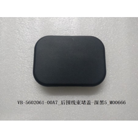 Capuchon de fiche de faisceau de câblage de paroi arrière - noir foncé 5 - BYD - 12668254-00