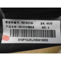 Rétroviseur extérieur, droit - BYD - 12624486-00