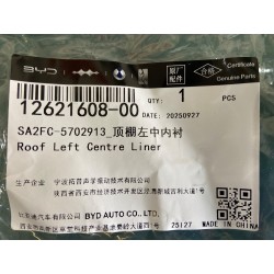 Doublure centrale gauche du toit - BYD - 12621608-00