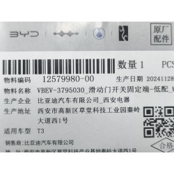 Extrémité fixe de l'interrupteur de porte coulissante - version de base - BYD - 12579980-00