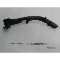 Côté du rétroviseur extérieur droit clignotant - BYD - 12526777-00