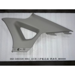 Blindage supérieur, montant c, droit - gris - BYD - 12466260-00