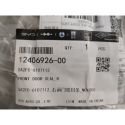 Joint de porte avant,r - BYD - 12406926-00