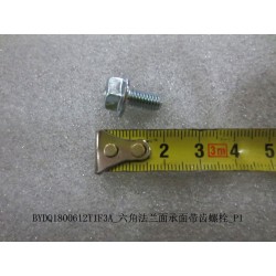Boulon à bride hexagonale avec dent sur la surface d'appui - P1 - BYD - 12287826-00