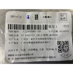 Tampon d'obturation gauche du pilier A - BYD - 12285986-00