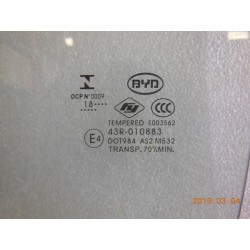 VITRE DE FENÊTRE, PORTE, ARrière GAUCHE (RL) - BYD - 12225835-00