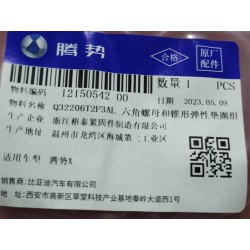 Écrou hexagonal - BYD - 12150542-00