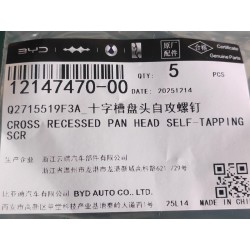 Vis autotaraudeuse - BYD - 12147470-00