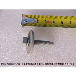 Boulon à tête hexagonale à empreinte Phillips avec indentation - BYD - 12139764-00