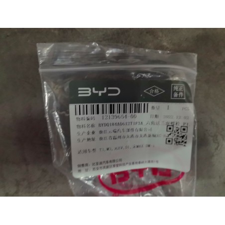 Boulon à bride hexagonale - BYD - 12139654-00