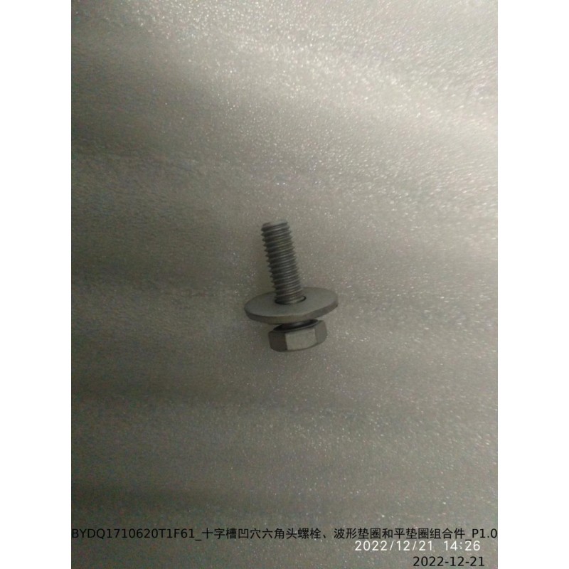 Boulon à tête hexagonale à empreinte Phillips avec indentation - BYD - 12139645-00