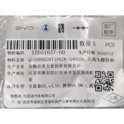Boulon six pans - BYD - 12031637-00