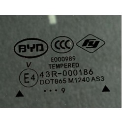 Vitre de la portière arrière gauche - BYD - 11784737-00