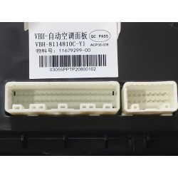 Panneau de climatisation automatique - BYD - 11679299-00