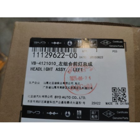 Assy. phare, gauche - BYD - 11129622-00
