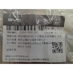 Vis à tôle à tête cylindrique bombée cruciforme - BYD - 11015400-00