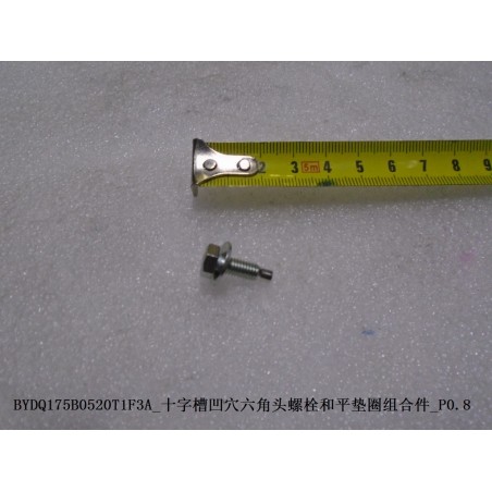 Boulon à tête hexagonale à empreinte Phillips avec indentation - BYD - 11010412-00