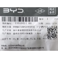 Boulon à tête hexagonale à empreinte Phillips avec indentation - BYD - 11010411-00
