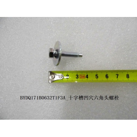 Boulon à tête hexagonale à empreinte Phillips avec indentation - BYD - 11010408-00
