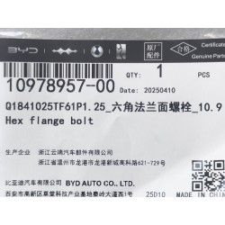 Boulon à bride hexagonale - Grade 10,9, Geomet - BYD - 10978957-00