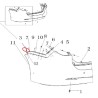 Écrou d'expansion en plastique avec extrémité fermée - BYD - 10273955-00