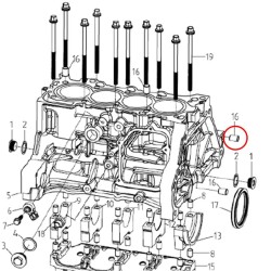 Goupille cylindrique creuse - BYD - 10149449-00