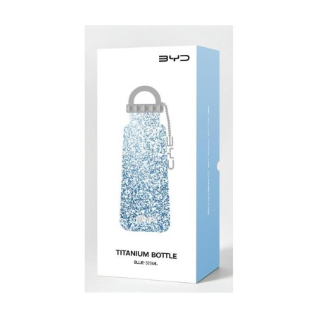 Bouteille isotherme titane BYD - Bleu - 21114969-00