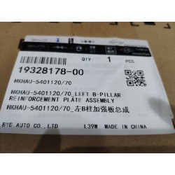 Plaque de renfort de montant B gauche - BYD - 19328178-00