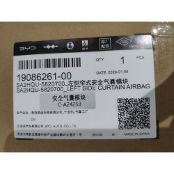 Module airbag rideau latéral gauche - BYD - 19086261-00