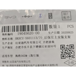 Support supérieur gauche de pare-chocs arrière - BYD - 19045620-00
