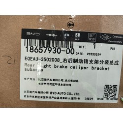 Sous-ensemble support d'étrier de frein arrière droit - BYD - 18657930-00