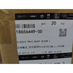 Polo classique BYD noir – taille L - 18656449-00