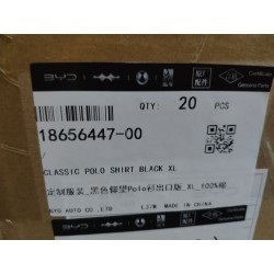 Classic polo shirt black xl - BYD - 18656447-00