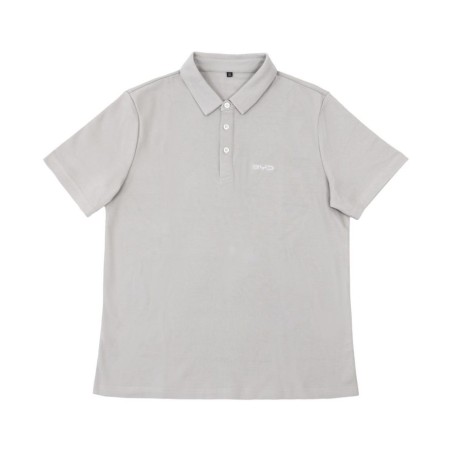 Polo classique BYD gris argent – taille XL - 18656444-00