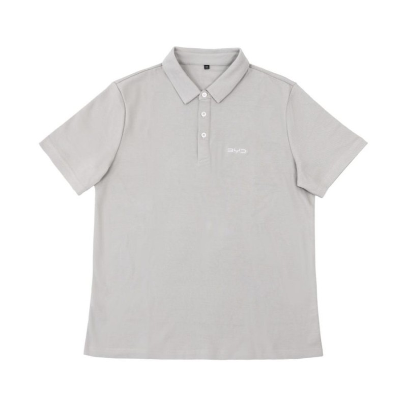 Polo classique BYD gris argent – taille XXL - 18656443-00