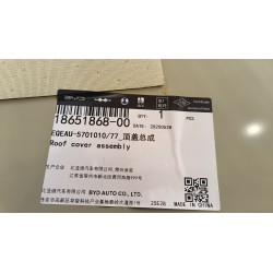 Couvercle de pavillon - BYD - 18651868-00