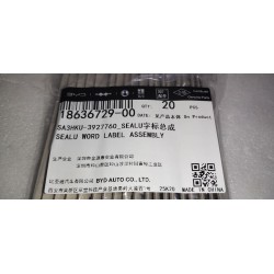 Étiquette SEALU - BYD - 18636729-00