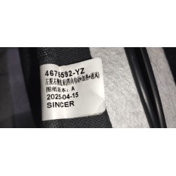 Dossier de siège avant passager - gris - BYD - 18441977-00
