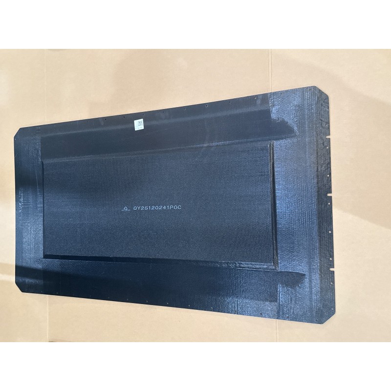 Plaque de protection - P0C - 1180 - PP + acier + fibre de verre - noir - BYD - 18364581-00