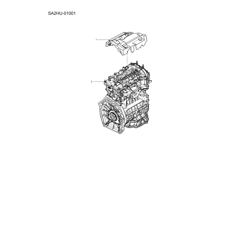 Ensemble moteur BYD Sealion 5 DM-i