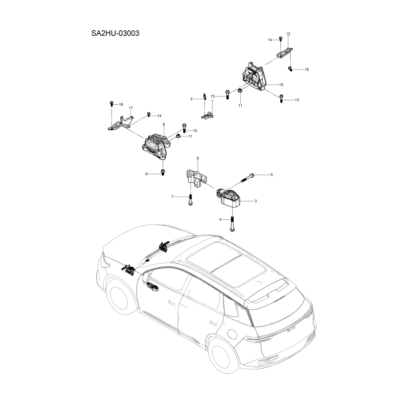 Suspension BYD Sealion 5 DM-i